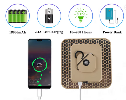 Lámpara LED portátil - Campamento con luz