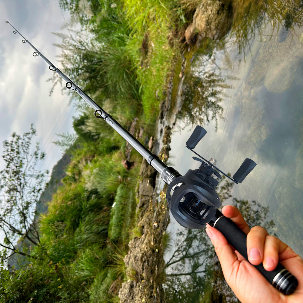 Caña de Pescar Profesional con Reel