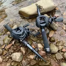 Caña de Pescar Profesional con Reel