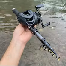 Caña de Pescar Profesional con Reel